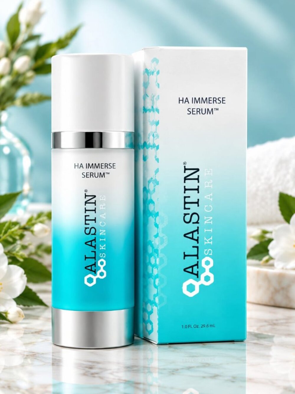 ALASTIN HA Immerse Serum 1 oz 29.6 mL Hydrating Hyaluronic Acid Face Serum